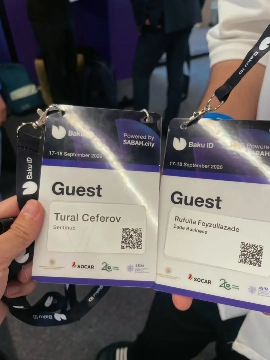 iamrufulla's tweet photo. Zade Business took part in the "Baku ID 2026" innovation festival

Held on September 17–18 at https://t.co/4frBtuTrjk, one of the region's leading innovation platforms, our team presented the SentiaHub AI platform to select investors at "Baku ID 2026."
#zadebusiness #zadeagency https://t.co/dBDkWf8u8J