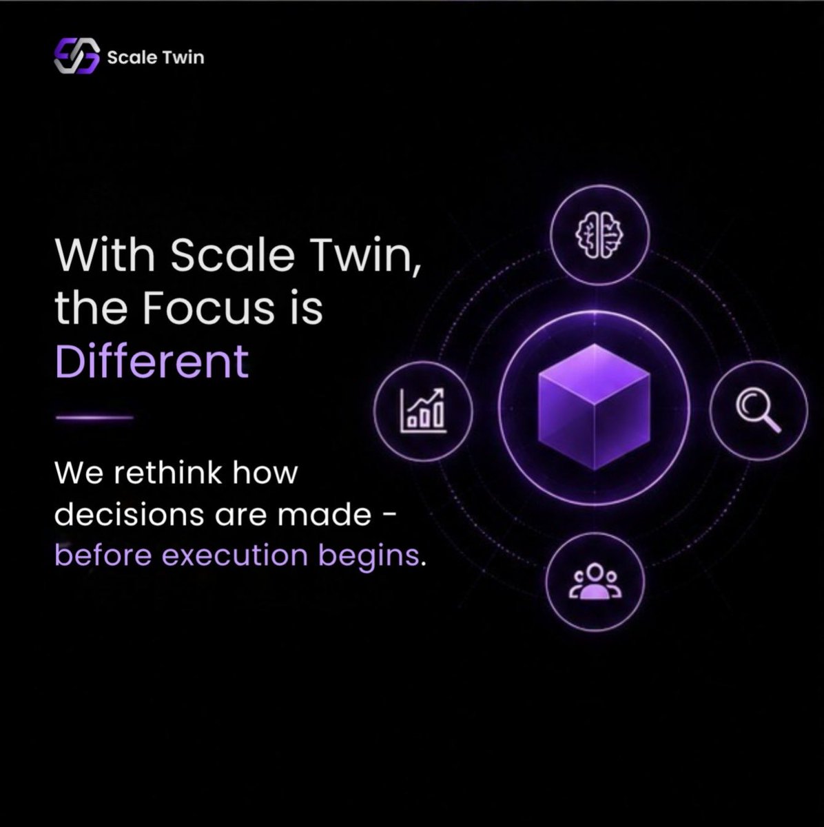 scale_twin1's tweet photo. Most supply chain solutions focus on optimization only. We chose a different path.
Beyond optimizing processes, we focus on improving decision-making itself.
Because better decisions don’t just improve efficiency &amp; timing, they transform outcomes.

#ScaleTwin #DecisionMaking https://t.co/yEfASLH8vS