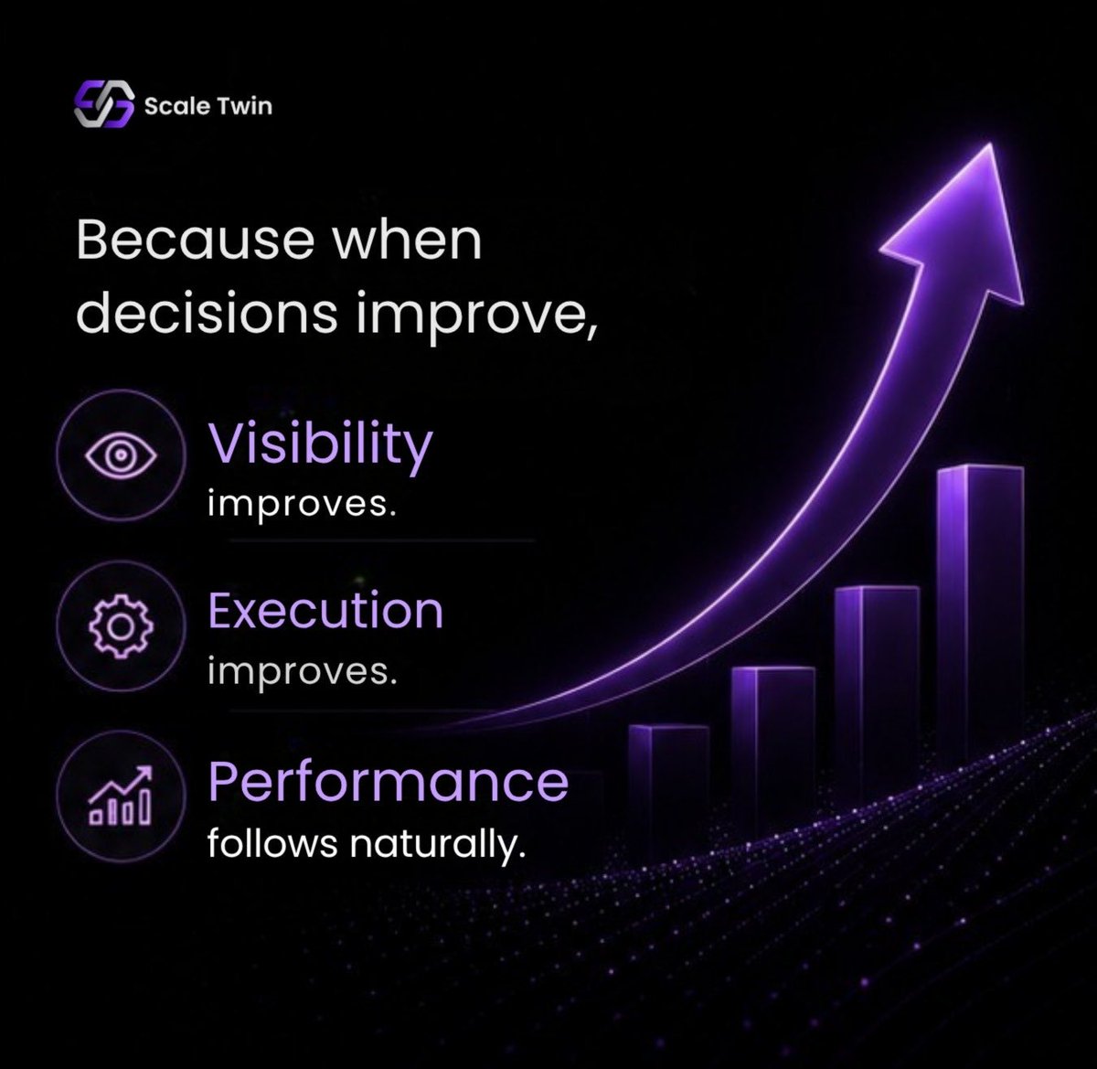 scale_twin1's tweet photo. Most supply chain solutions focus on optimization only. We chose a different path.
Beyond optimizing processes, we focus on improving decision-making itself.
Because better decisions don’t just improve efficiency &amp; timing, they transform outcomes.

#ScaleTwin #DecisionMaking https://t.co/yEfASLH8vS