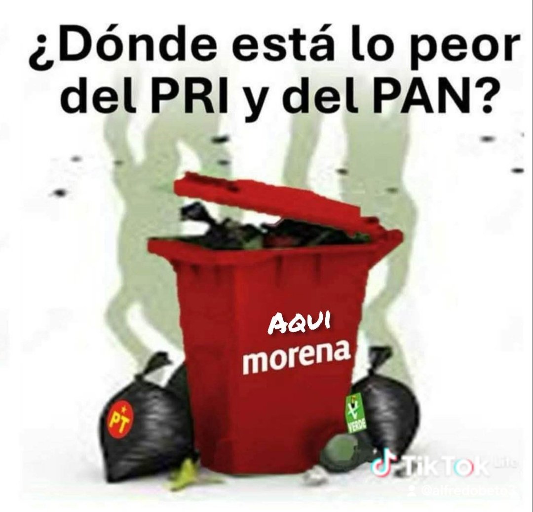 BetoAlfred20870's tweet photo. @miss_moxxa92 Jajajaja el PRIAN ahora se llama NARCO MORENA https://t.co/ssItRaxOxC