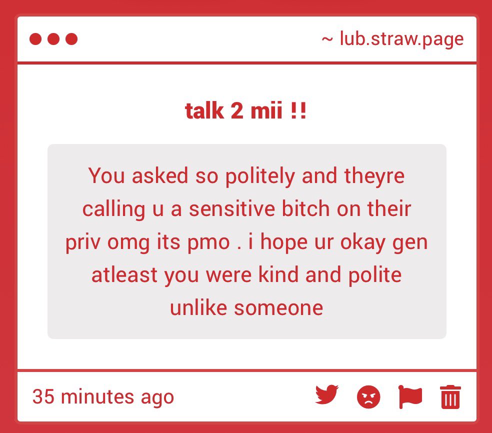 uniqcic's tweet photo. 1 ) they can say what they want idc , i haven’t dogged on them once . it really just shows the difference between antis and proshippers . that being said though for like the 3rd time don’t harass them ! let them cry wallow in their own self pity with their little goons lol ,, https://t.co/x3l1JKlR5x
