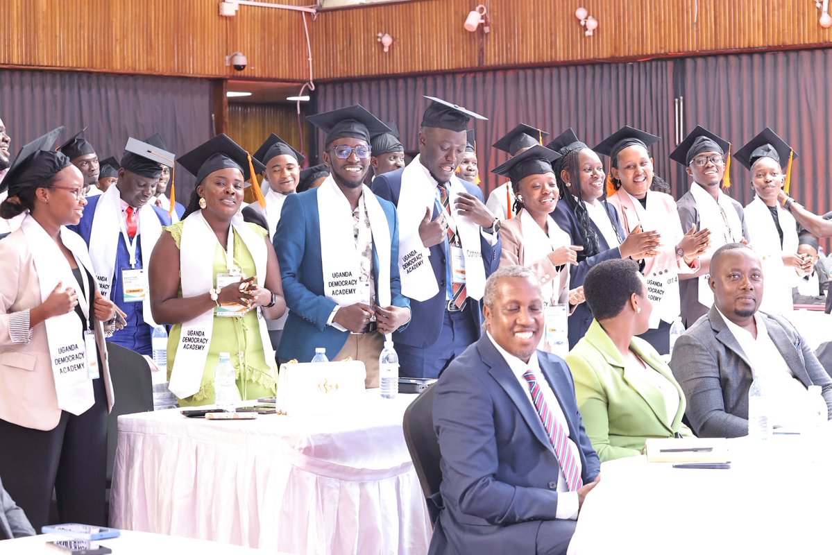 AhurraIvan's tweet photo. Yesterday, I was deeply humbled to graduate alongside my colleagues of the 4th Cohort of the Uganda Democracy Academy at the Parliament of Uganda, a golden training organized by the Netherlands Institute for Multiparty Democracy (NIMD) and partners. https://t.co/QoS0Ca5OD9