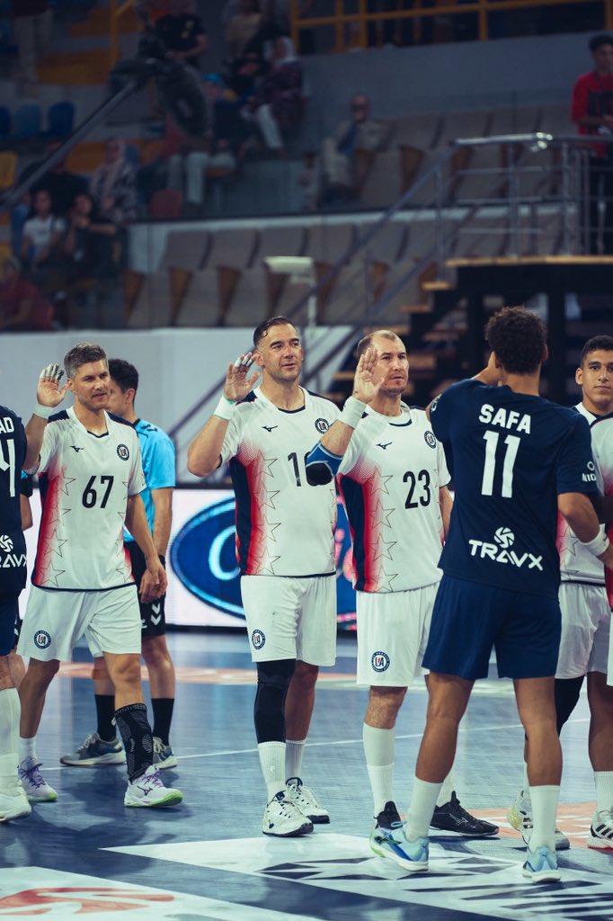 USEmbassyCairo's tweet photo. 🇺🇸🤾‍♂️ From LA to Egypt! 🇪🇬

We’re so happy to have the LA Handball Team here in Egypt, taking the court with Zamalek at the Handball Club World Cup! 🤾‍♂️🔥

From football to handball, sports have a way of bringing us together. Different teams, different countries, same love for the game. 🇺🇸🤝🇪🇬❤️