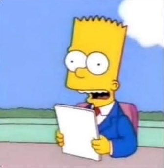 pauyaki's tweet photo. Tal vez deberíamos llegar a 0. Soy Bart Simpson. https://t.co/a9LLGTLYpY