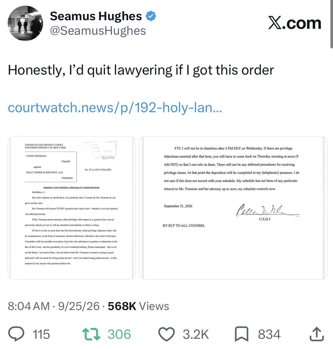 SeamusHughes's tweet photo. This whole Twitter system is absolutely jacked. https://t.co/F8pj74r2Z1