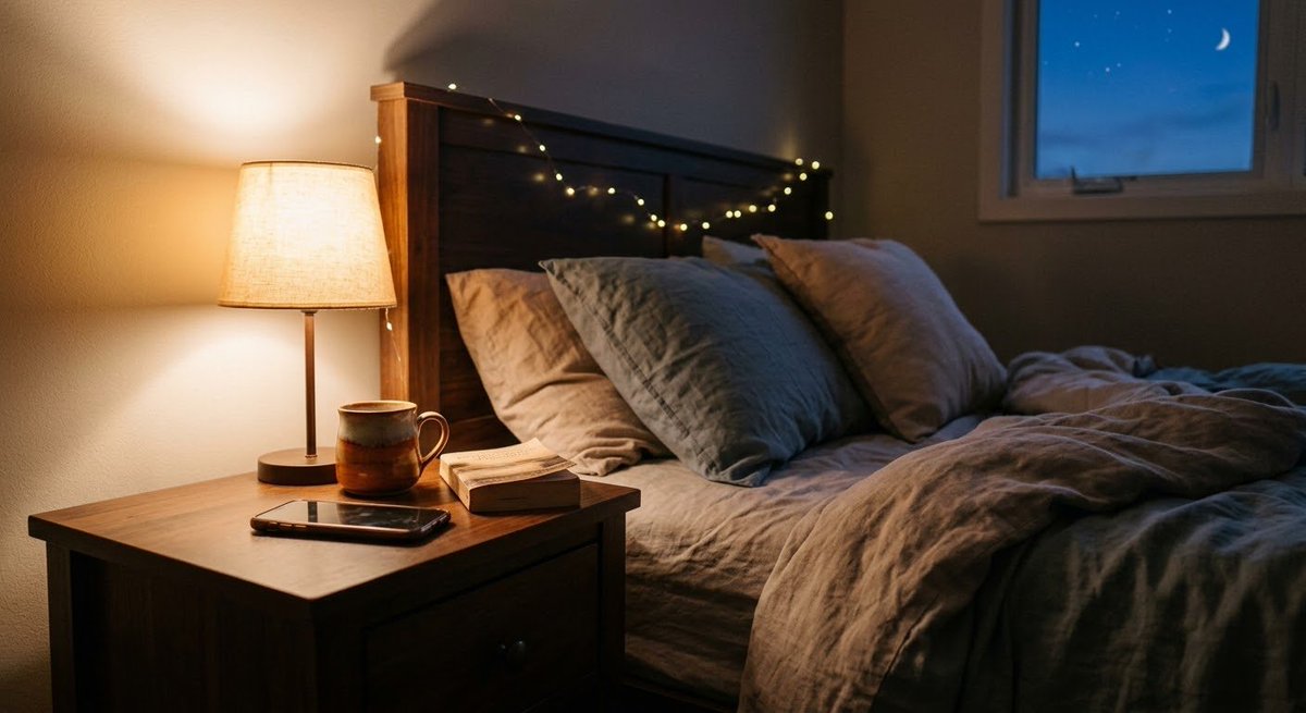 TheFluxLedger's tweet photo. Soft lights, quiet room, phone on silent. Tonight is a gentle reminder that productivity isn't everything—rest is just as essential to your growth. Put down the screens, let the noise fade away, and give yourself credit for everything you handled today. 
Wishing you all a peaceful, deep sleep 🌌💤