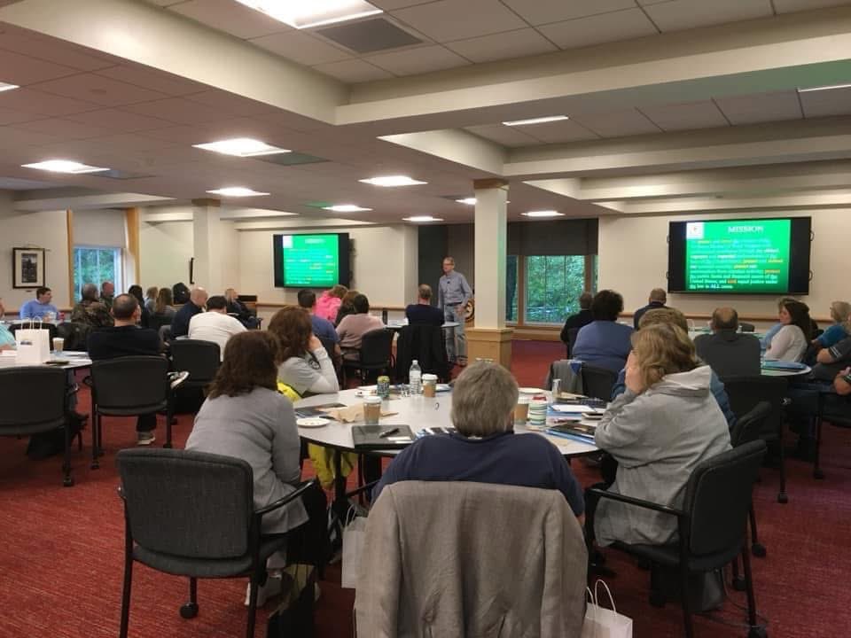 JoelAFreeman's tweet photo. US ATTORNEY’S OFFICE (10 photos) — in Shepherdstown, WV. 

A great time conducting a training event for about 60 dedicated attorneys (criminal and civil), paralegals and admin professionals representing the Northern WV District for the US Dept. of Justice — “Dealing With People Who Drive You Crazy”!!! Limited availability for your organization — https://t.co/3VgdaVPh7W

See if you can find the person who got to wear my Bullets NBA World Championship ring for the entire training event.  

Had a blast!! Received many emails from participants with heartwarming comments about their responses to the training experience. 

Wearing jeans. That’s how I roll. Limited availability to speak at your organization