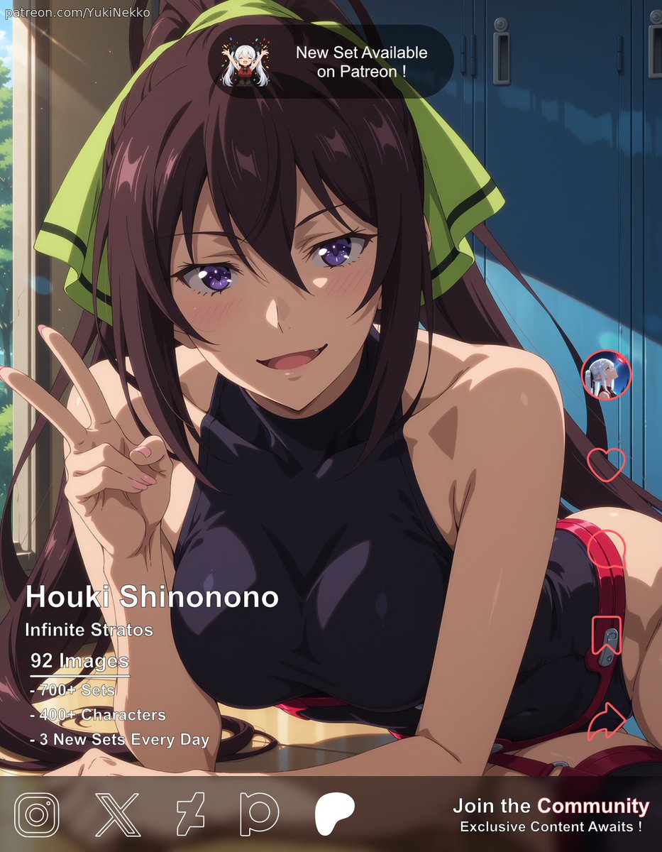 yukinekko_sfw's tweet photo. Houki Shinonono | Infinite Stratos (92 images)
This character is over 18 and depicted as such.
#AIArt #Waifu #houkishinonono #infinitestratos https://t.co/cWdsdpBwvN