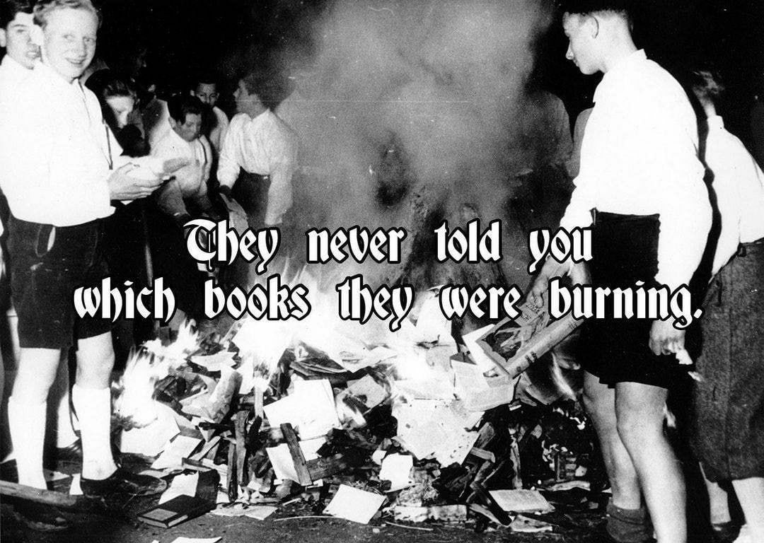 nxtsxc's tweet photo. Can’t wait to burn some degenerate books https://t.co/55CpihG2fa