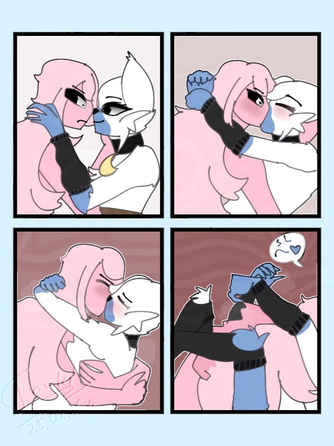 Xtonki's tweet photo. When Pijara and Star are alone, they occasionally "take care" of each other. You know what I mean (⁠ ͡⁠°⁠ ͜⁠ʖ⁠ ͡⁠°⁠)
Charakter:
Star Light: @silver__artz 
Pijara: @Xtonki 
#smilingcritterOC https://t.co/VBQEGXRp5J