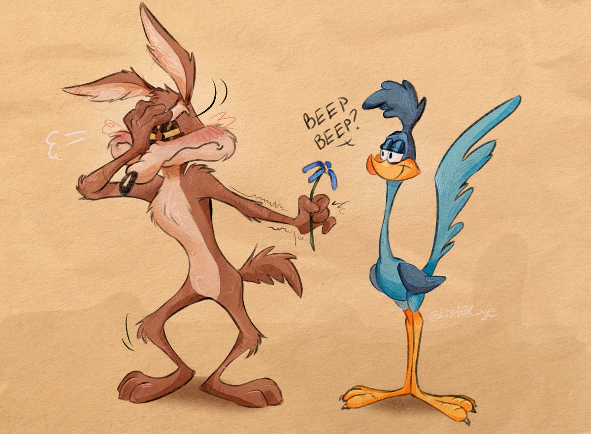 List0K_'s tweet photo. Sketch with two favorites

#looneytoons #coyote #roadrunner #wileroad #wilerunner https://t.co/dAwjOF89cO