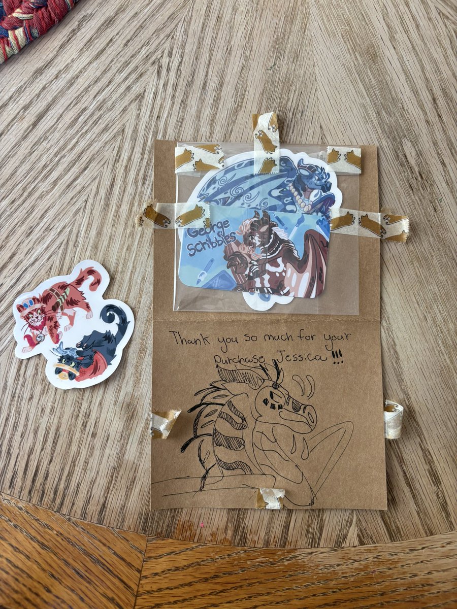 fluffydogthing's tweet photo. Thank you so much! I love the stickers! Your art is so good!!! @george_scribble https://t.co/107eyuzXtm