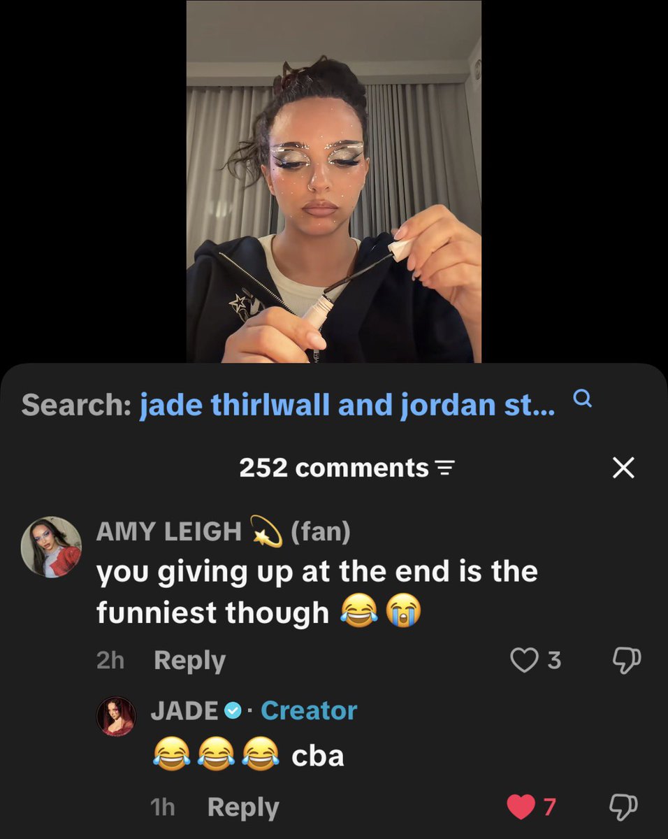 ITgirlJADE44's tweet photo. WHAT IS HAPPENING JADE LIKED &amp; REPLIED TO ME 😭😭 https://t.co/MOpSgFoTps