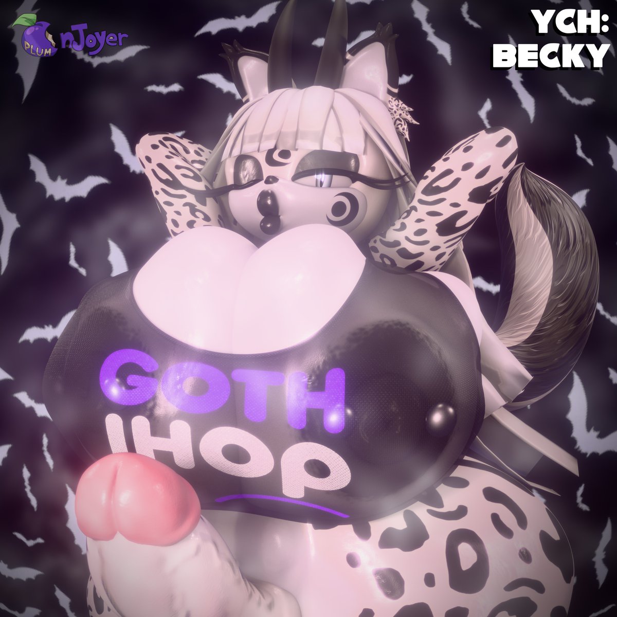 PlumEnjoyer3D's tweet photo. YCH Tight Top - Becky😈 https://t.co/vNzxbTotq5