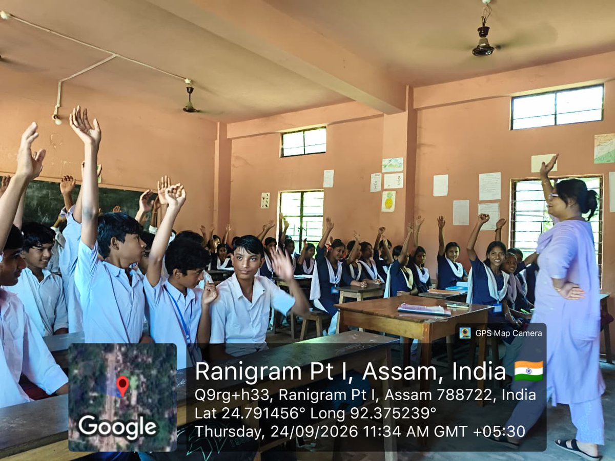 Dcsribhumi's tweet photo. On 24/09/26 Sri Jayanta Bora, ACS, ADC and Smti Priyanka Yumnam, ACS Asstt Commissioner Sribhumi visited schools with low performance in HSLC exams 2026, with measures aimed at improving the academic performance of the schools in the upcoming HSLC Examination. https://t.co/oalO8zW2f3
