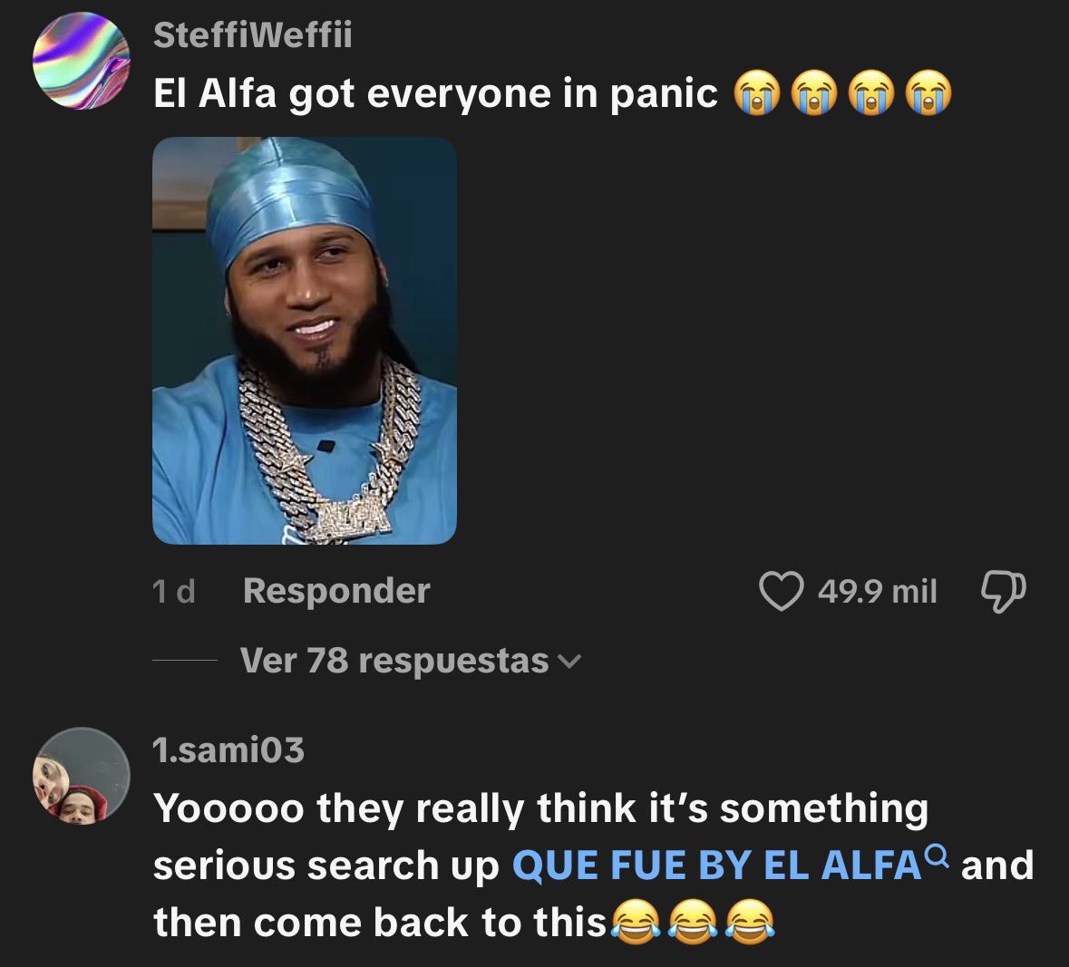 Conquecuenta's tweet photo. Yo estoy mala con esta noticia HAHAHHAHA el alfa causando terror sin saberlo 😂 https://t.co/6q9tfOYzmL