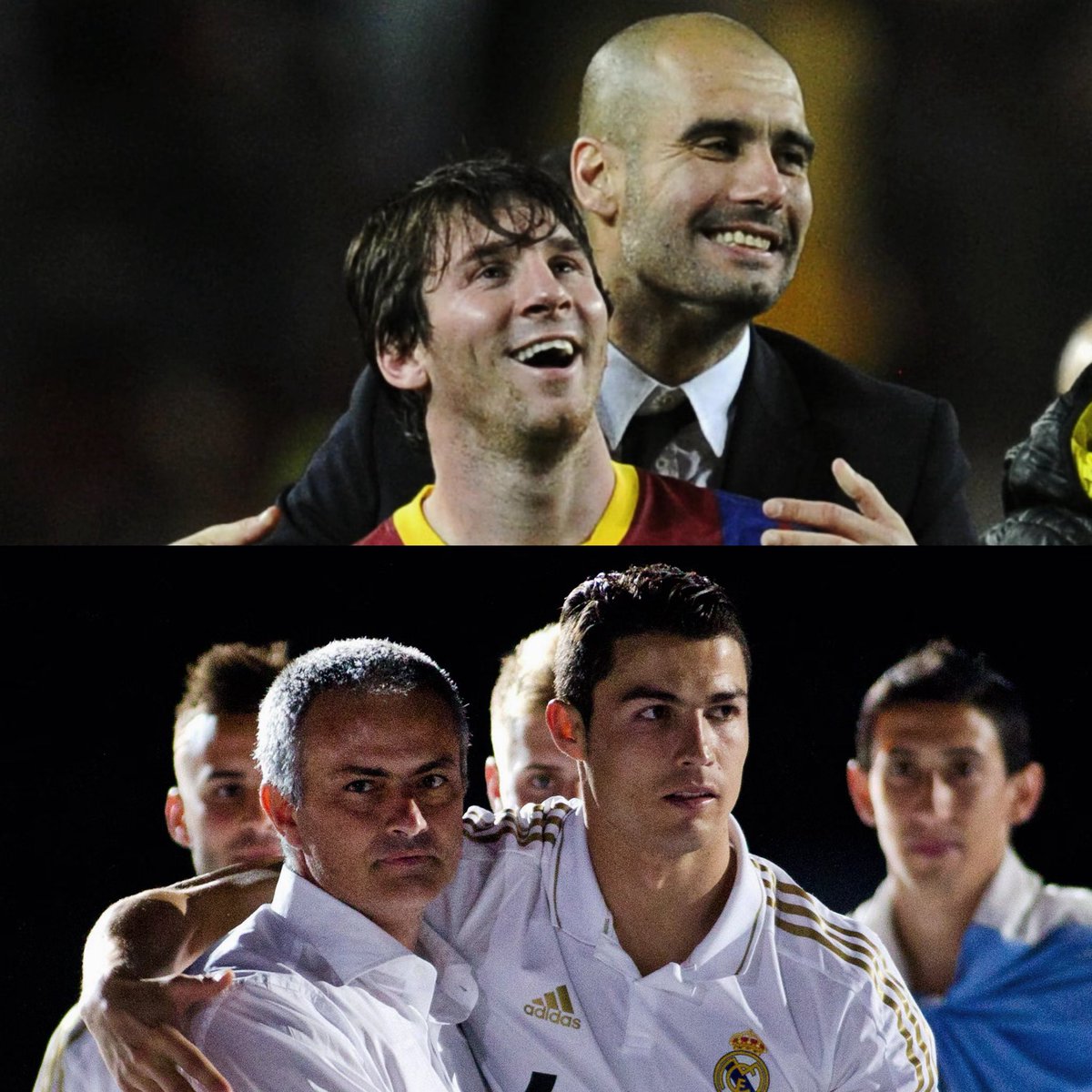 _ahm3x's tweet photo. THE FACES OF CORRUPTION VS THE FACES OF FOOTBALL. 

🐐🐐🤷‍♂️ https://t.co/J3D5SXUirt