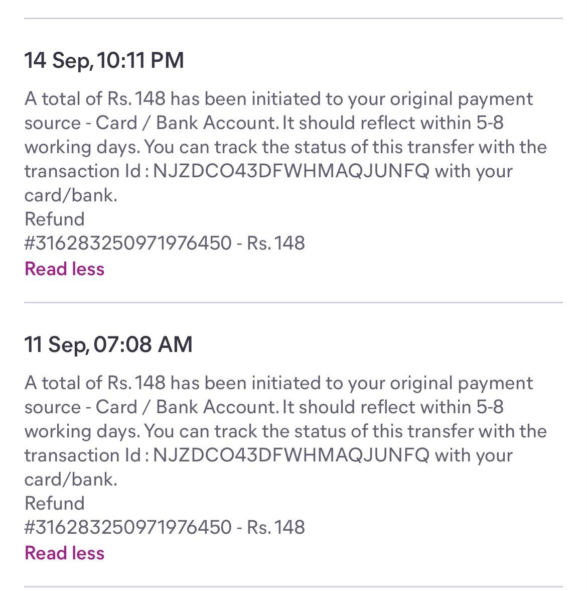 nirrupamaa's tweet photo. @Meesho_Official @meesho_support @meeshotech no refund received yet...how fake company https://t.co/XnjXNzEdIA