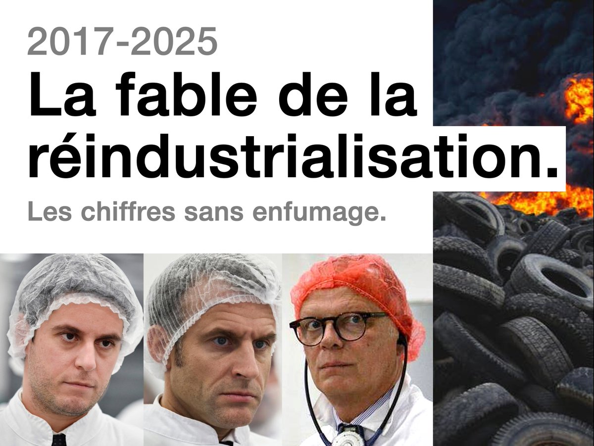 AstridQuiTwitte's tweet photo. 💥 En 2026, il y a encore des gens qui croient que la France s'est réindustrialisée sous le macronisme.

Ne les laissez plus dire.

Montrez-leur ces chiffres 🧶

1/12 https://t.co/RmxJc99ACj