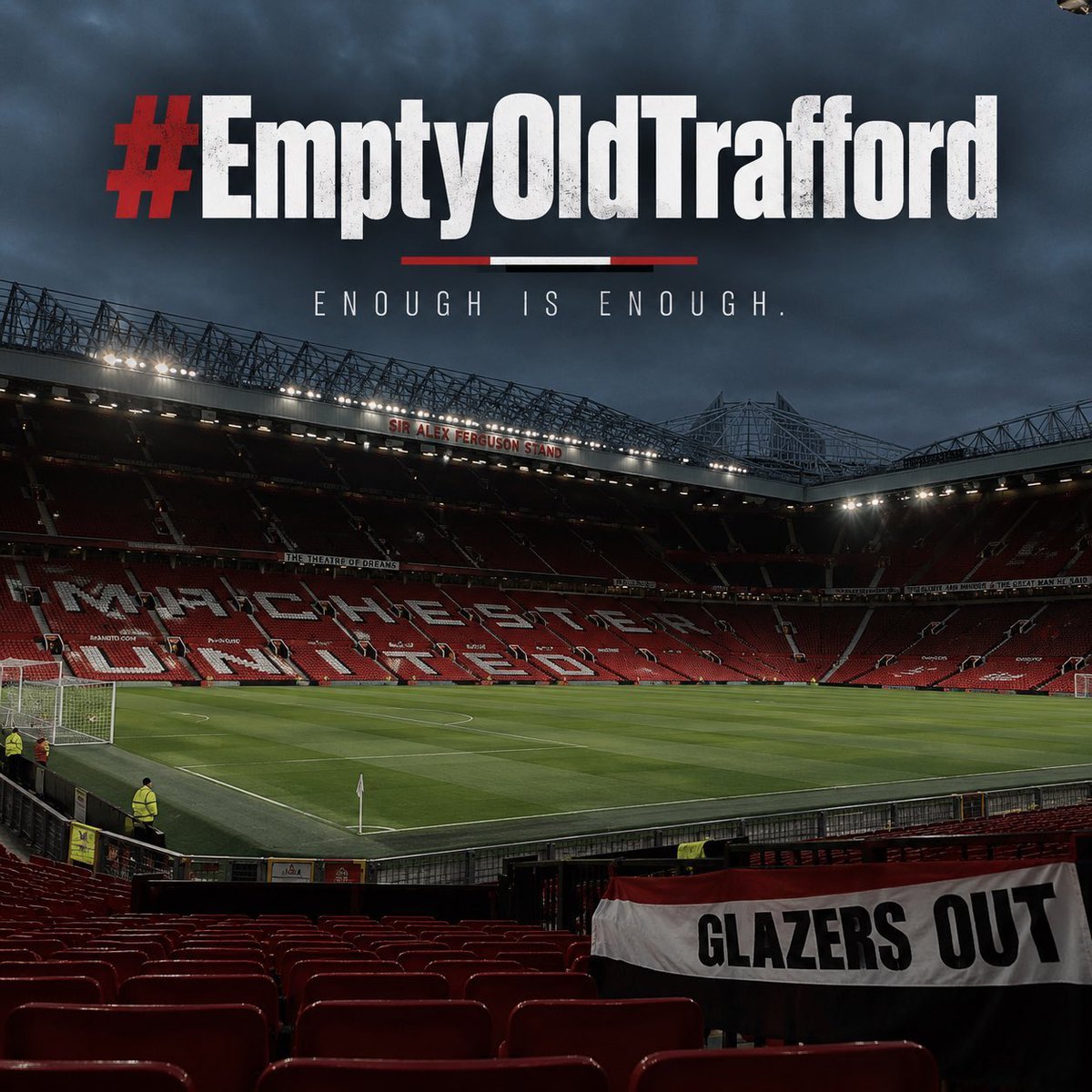 MC10xBM19's tweet photo. Don’t stop just because City have been found guilty of their charges!

If we’re still serious about getting these parasites OUT, we HAVE to keep going!

ENOUGH IS ENOUGH🔰

#BoycottUnited #GlazersOut #INEOSOut #GlazersAndINEOSOut #EmptyOldTrafford #FullSaleOnly #DontSubscribeMUTV https://t.co/WAbRKSQ3Fd