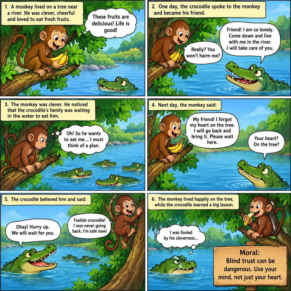 popularpup11831's tweet photo. When a crocodile thought he had the perfect plan… the clever monkey had already planned three steps ahead! 🐒🐊😂🧠 #AnimalComic #Monkey #Crocodile #FunnyAnimals https://t.co/ywqVu705hw