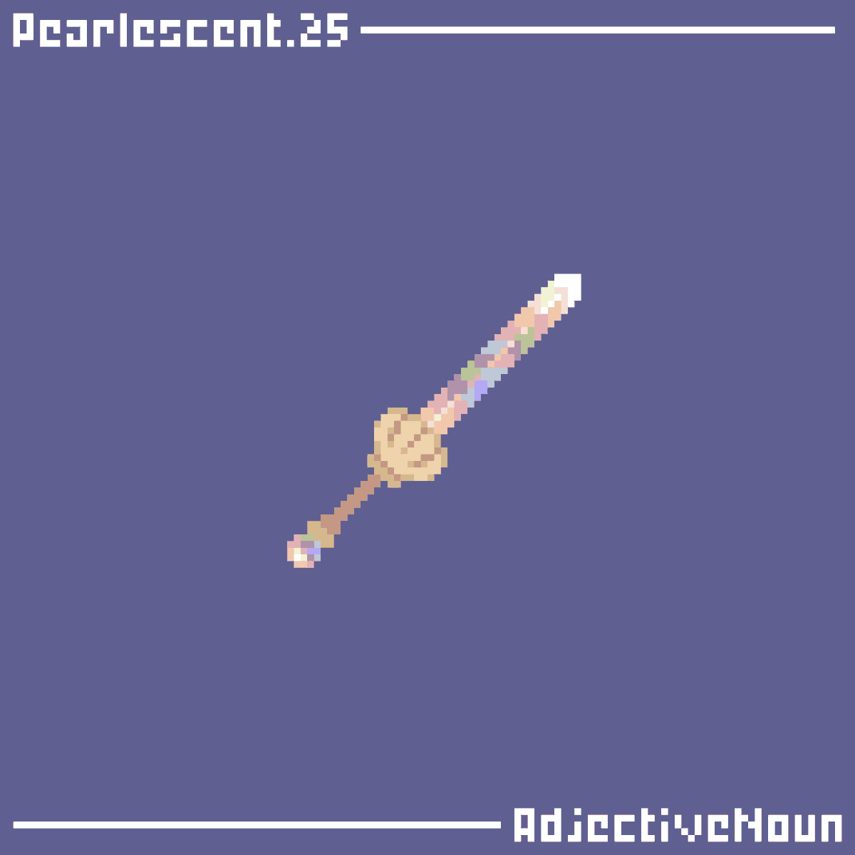 _AdjectiveNoun's tweet photo. Day 25 of #swordtember! - Pearlescent #swordtember2026 https://t.co/YSkRnrOqwQ