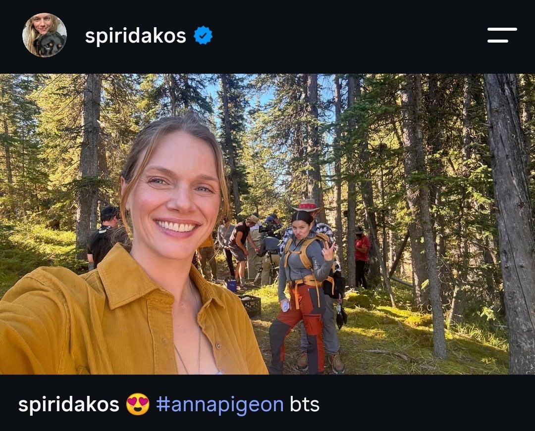 Ocelotl_Mx's tweet photo. #annapigeon bts
🤳TS© (IG)
#TracySpiridakos✨#AnnaPigeon🕊️🎄
#Episode108 #TheDeathGrin #Ep108 #AnnaPigeon108 #AnnaPIgeonBTS #NationalParkRangerAnnaPigeon #NevadaBarr #NewShow #USANetworkSeries https://t.co/Kge7WUk5sN