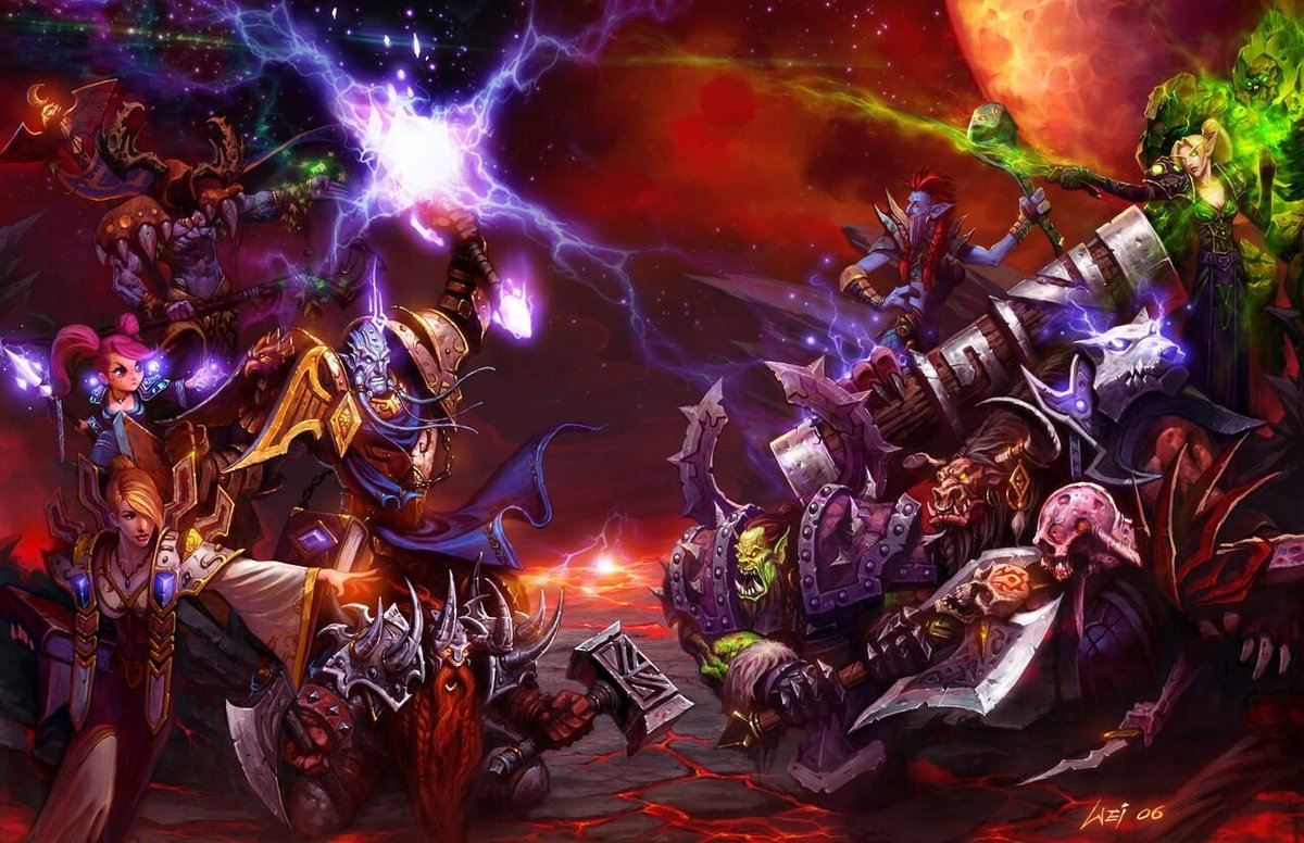 yanzadamb's tweet photo. @BabyBearHS Yup, and that should be the kind of image you think when you hear World of Warcraft. Also, For the Horde. https://t.co/H2zvZiTPgH