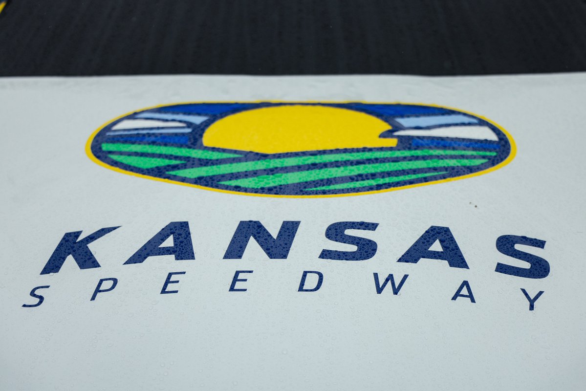 ARCA_Racing's tweet photo. UPDATE: Practice and qualifying for the ARCA Menards Series #Menards150 at @kansasspeedway have been canceled due to inclement weather.

The starting lineup will be set per the rulebook, with Gio Ruggiero starting on pole. https://t.co/81tG4J6FmI