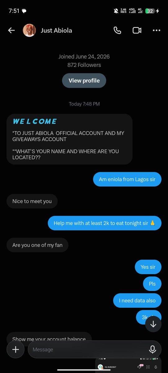 wivknellchaa's tweet photo. Be ware of this scammer 😅 https://t.co/eBWf0XHSWD