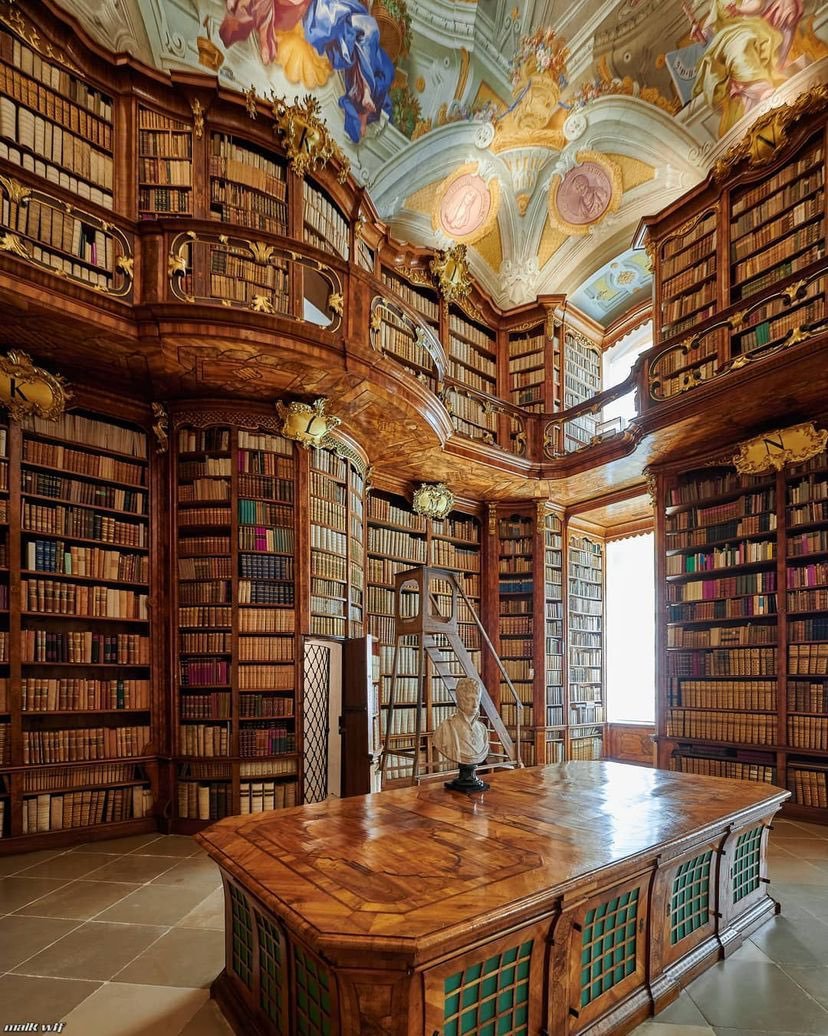 CLT_Exam's tweet photo. We are so rich to have books so widely available to us.

St. Florian Monastery Library, Austria 🇦🇹 https://t.co/REdSzQ3Q42