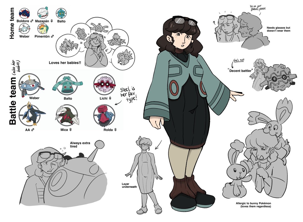 redboldore's tweet photo. Reposting my pokesona!! Gotta love my steel types 🩶

I'm thinking of redesigning her a bit, so she might get a little makeover in a near future... https://t.co/1QAgAy48In