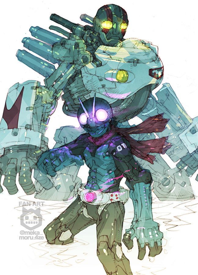Maxbugado's tweet photo. Me peguei hoje babando completamente as artes do Toru Nakayma, simplesmente sensacional o respeito que ele tem pelo Shotaro Ishinomori e seus heróis https://t.co/PUGL4GAITA