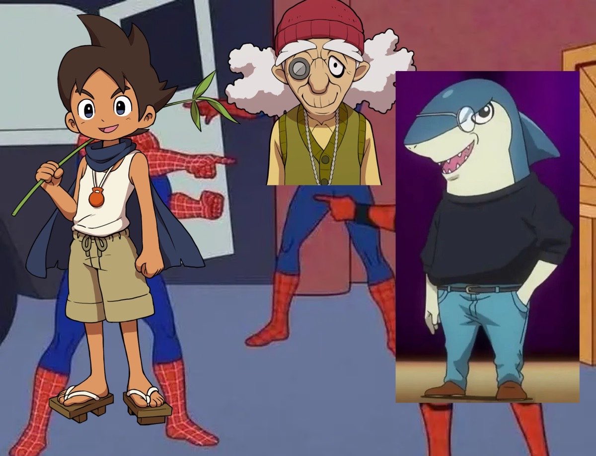 jingercookiee's tweet photo. the creators of the yo-kai watch apparently https://t.co/czH8d9WIuV