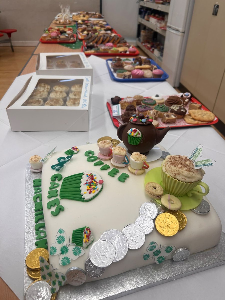 Annbank_PS's tweet photo. Huge thank you to everyone who came, and those who donated to, our MacMillan coffee morning today - we are delighted to say we raised £2005 🎉🎉 #coop #headsofayr #thecooshed #ecclescakes #thesmithy #Astoriacinema @greggsofficial @tesco @GMCCorsehill https://t.co/qIasMd8HUg