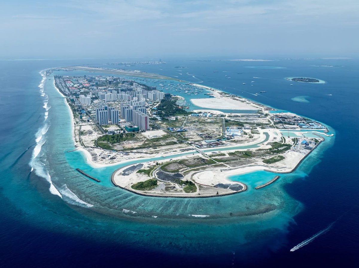 Midhuamsaud's tweet photo. If President Maumoon had prioritised the easy way out and short-term monetary benefit, as the current government is doing, he could have handed Hulhumale Phase I to a foreign party for residential development in 2002.

If President Yameen had made the same choice, Hulhumale Phase II could have been handed over for foreign residential development too.

Had they done that, 24 years later, today, we could have had anywhere between 30,000 - 60,000 financially privileged foreigners living in Hulhumale, while Maldivians worked there serving them. With our declining and financially weak population, those foreigners will be the one calling shots and deciding everything. 

We could have become second-class citizens in our own country.

Thankfully, they chose differently.

Thank you, President @maumoonagayoom and President @prz_ymn , for not choosing the easy way out, for not sacrificing our long-term national interest for temporary monetary benefit.

That is exactly what this government is doing with Rasmale, choosing short-term benifit over long-term national interest. A handful of people in government facilitating this will benefit today, they will make enough to leave Maldives with their family, ordinary Maldivians, their children and grandchildren,  will live with the consequences long after those people are gone.