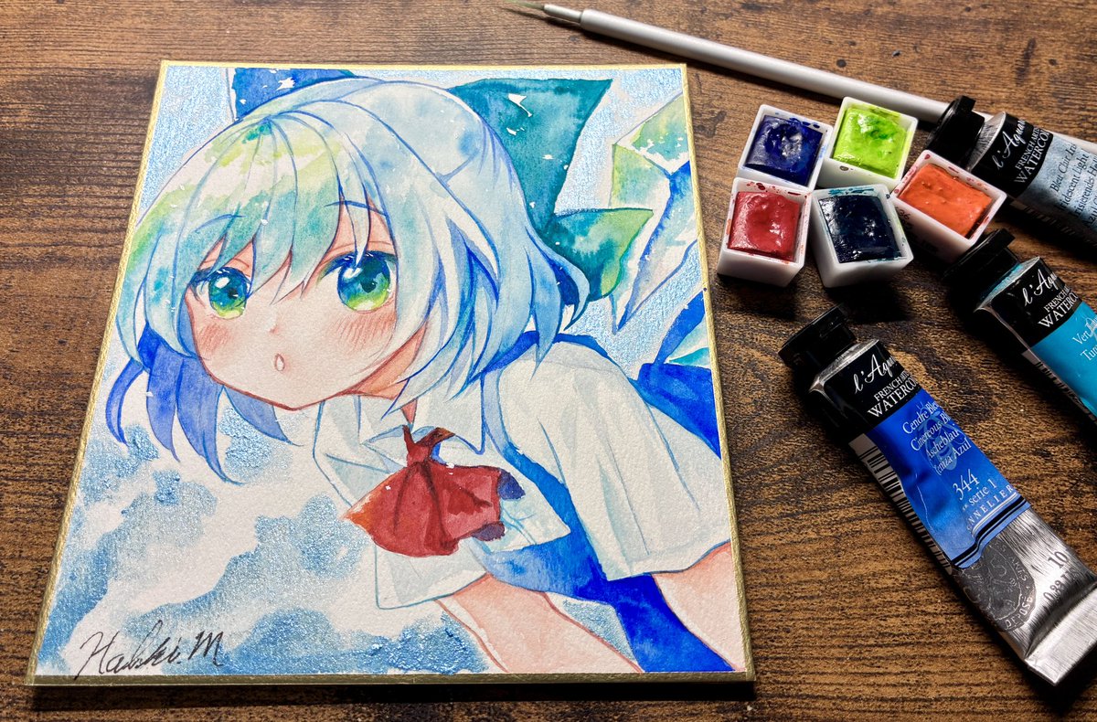 halllki's tweet photo. セヌリエの代理店がオリオンさんに変わったと聞いて、オリオンの紙(シリウス)とセヌリエだけで一枚塗ってみた🎨 https://t.co/O4icAspCWc