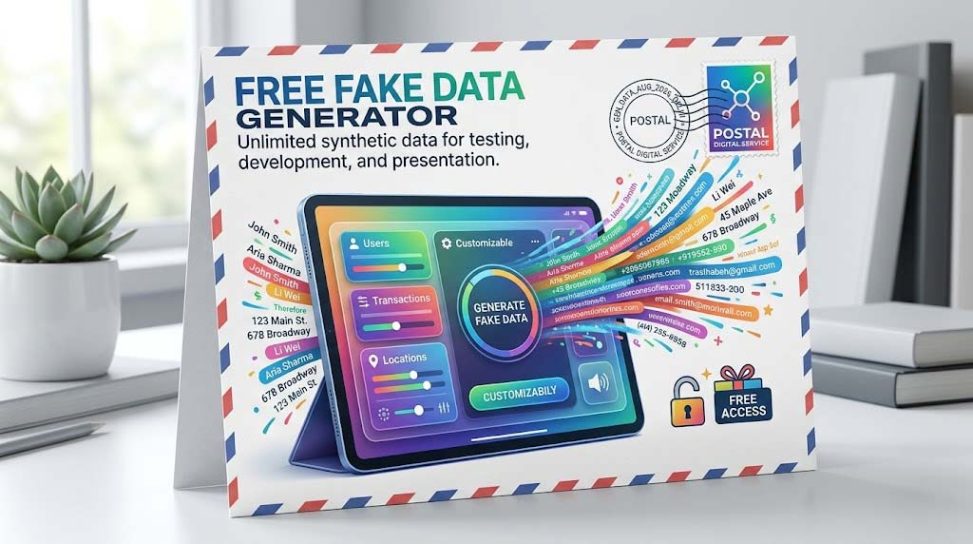 tipsbosscom's tweet photo. https://t.co/F7RFFBpuYV

A Free Fake Data Generator is a useful tool for developers, designers, testers, students, and data professionals who need sample information without creating every record manually. Whether https://t.co/mAfTSOSsCv