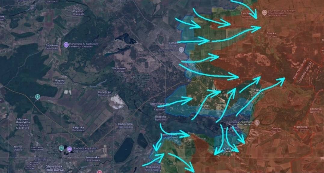 AndySch64494719's tweet photo. Verschiedene Russen Kanäle berichten folgendes!

Die Schlacht um Lyman ist beendet.
Der 3. Korps der Streitkräfte der Ukraine hat gesiegt.
Die 20. und 25. Armee der Russischen Föderation ziehen sich unter Schwierigkeiten hinter den Fluss Scherebez zurück, https://t.co/YJDIoaYker