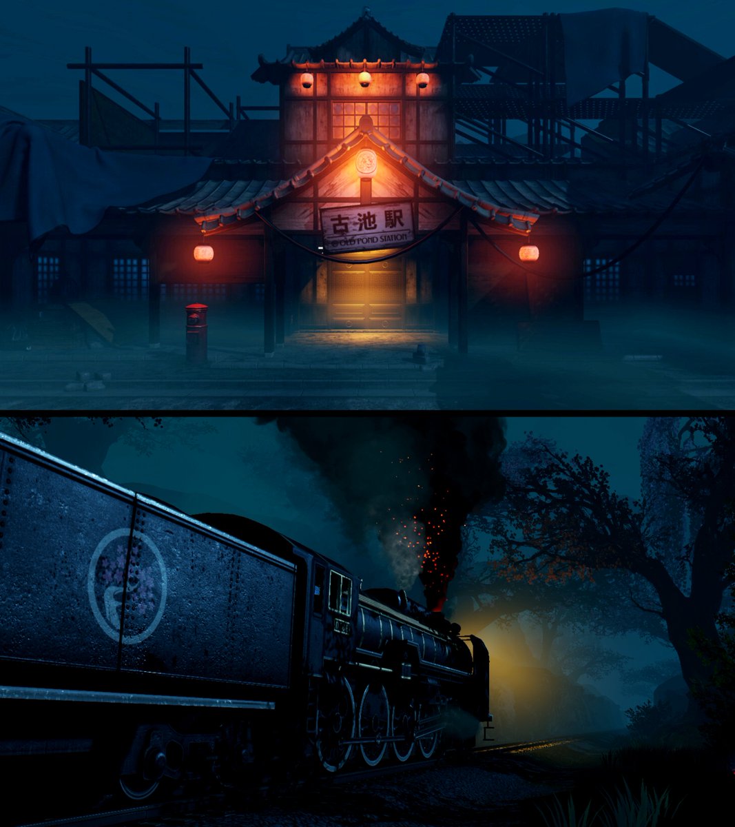 Fantime_Horror's tweet photo. 🚨 Grimgig Railway is a unique Horror Game mixing train simulation and first-person survival. 

The devs just confirmed that Closed Alpha testing for core gameplay is approaching fast, with major news dropping this October! 🚂 https://t.co/hZkQC1mn0H