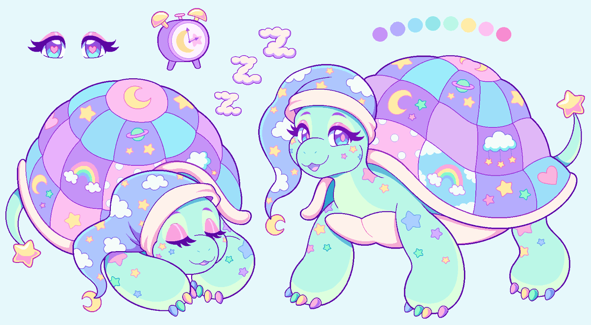 eelliedesigns's tweet photo. Sleepy Tortoise🌙⭐️ https://t.co/VzagoPf7fO