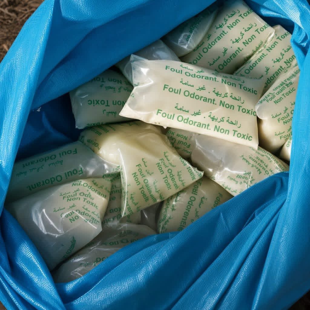 Tamer_Alnoaizy's tweet photo. This is what is being dropped on us in Gaza.

Materials carrying extremely foul odors are being dropped in different areas, spreading their smell through the air. https://t.co/IfcuhjZjvh