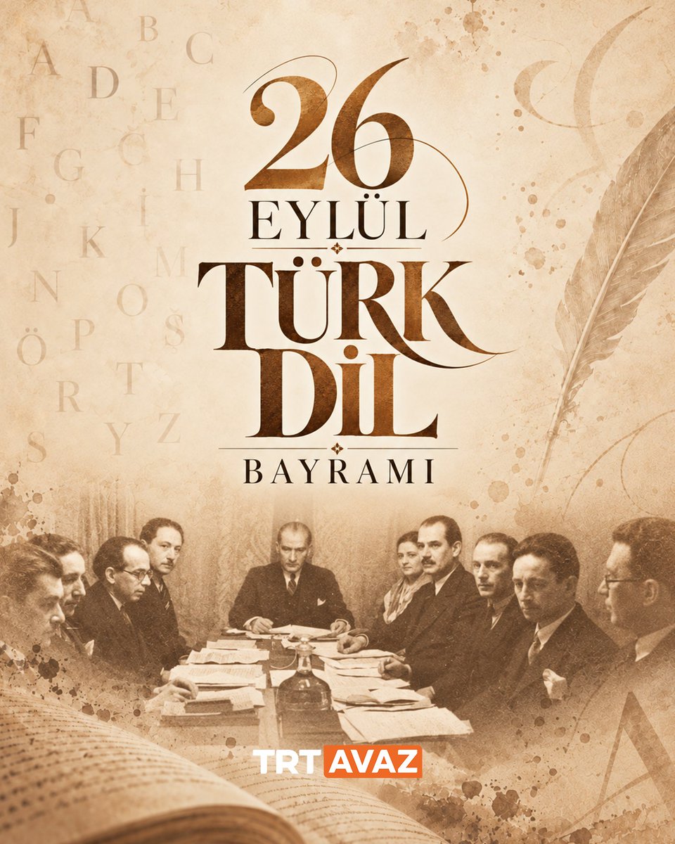 trtavaz's tweet photo. “Türk demek dil demektir. Milliyetin çok belirgin niteliklerinden biri dildir. Türk milletindenim diyen insan, her şeyden önce ve mutlaka Türkçe konuşmalıdır. Türk dili, Türk milleti için kutsal bir hazinedir.”

Gazi Mustafa Kemal Atatürk

Türk Dil Bayramı’nın 94. yıl dönümü kutlu olsun.