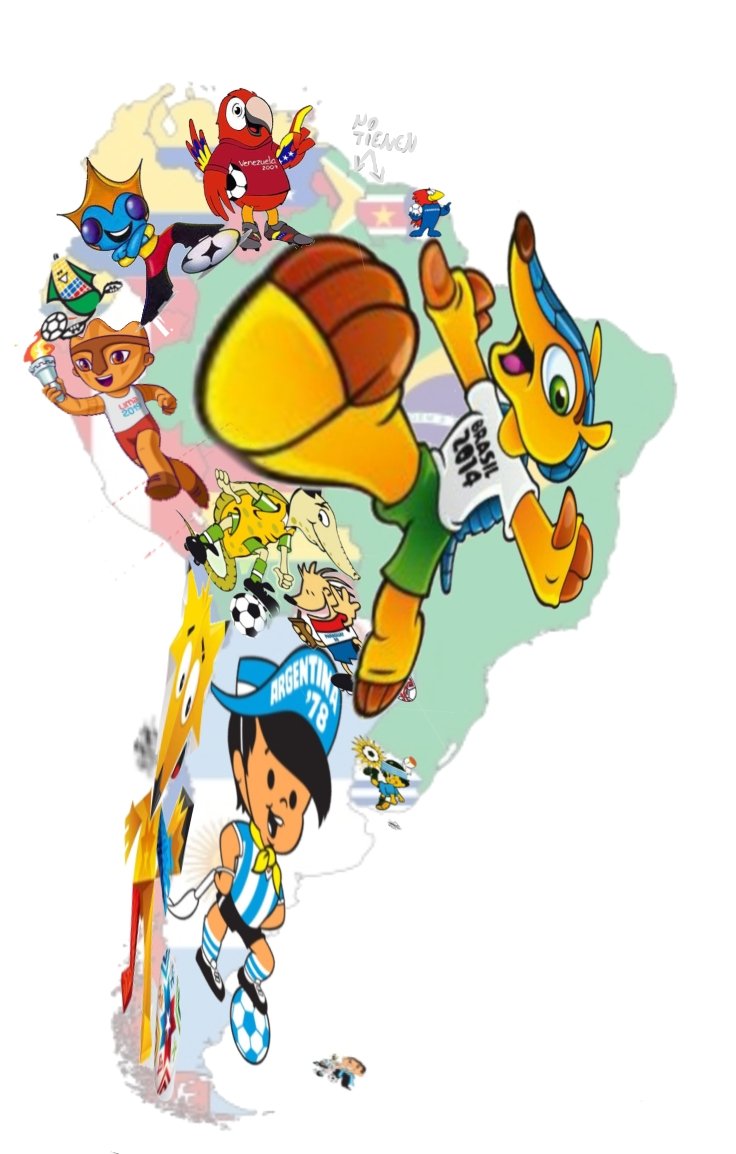 _Starleezy__'s tweet photo. Mascotas formando mapas edición suramérica (Aprecien a Zincha brutalmente aplastado por gauchito y a Fuleco mostrando toda la pata)
#mascotverse https://t.co/QhICDSDmbH