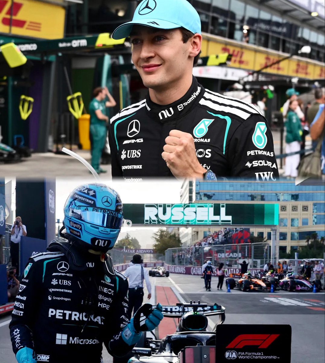 F1GuyDan's tweet photo. 🤯 The only times this season where a driver has taken pole &amp; also been fastest in all 3 sectors in qualifying.

• George Russell in Australia 🇦🇺 
• George Russell in Azerbaijan 🇦🇿 

END OF LIST. https://t.co/y0UhK7H03g