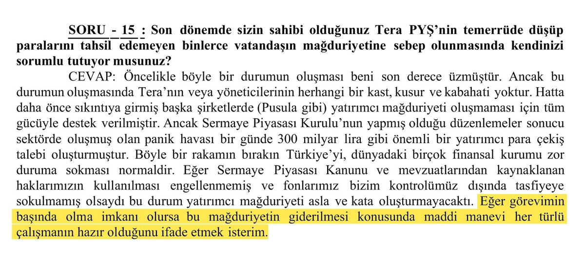 LizeCrazy1718's tweet photo. Emre Tezmen ifadesinden. Eğer bir destek atacağı nakit veya plan yoksa böyle açıklama olmazdı diye düşünüyorum. Patronlara geri alım yaptırılıp bir an önce fonlara nakit yaratılmalı. Binlerce satış veren yatırımcı parasını almayı bekliyor! #tly #tera #TeraMağduriyetiSonBulsun https://t.co/OAFGwkLYIn