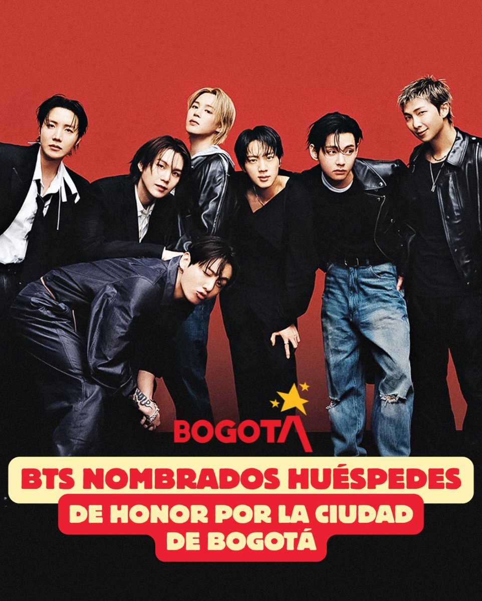 luv7awe's tweet photo. #BTS Guest of Honor @Bogota 💜 permanent honorable resident in my heart ❤️‍🔥💖#BTS4ever #Boragota 💜 https://t.co/BN58jJXyzQ