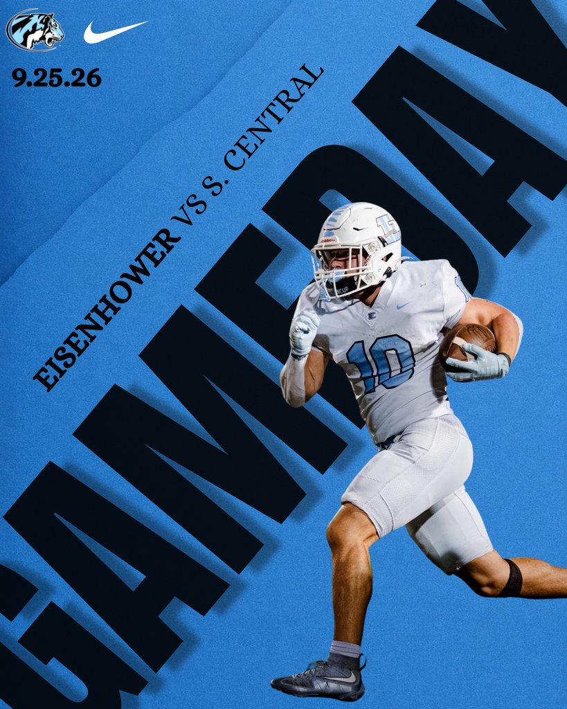 USD265_EHS's tweet photo. It's HOCO GAMEDAY!  Come out to support IKE Football tonight as we host Salina Central.  Kick-off is set for 7pm.  Crowning of our Homecoming Queen &amp; King will take place before the game at 6:30.
GO TIGERS!
#TigerNationProud

*Graphic courtesy of Carter Honeyman https://t.co/Aqcu9MAFFG