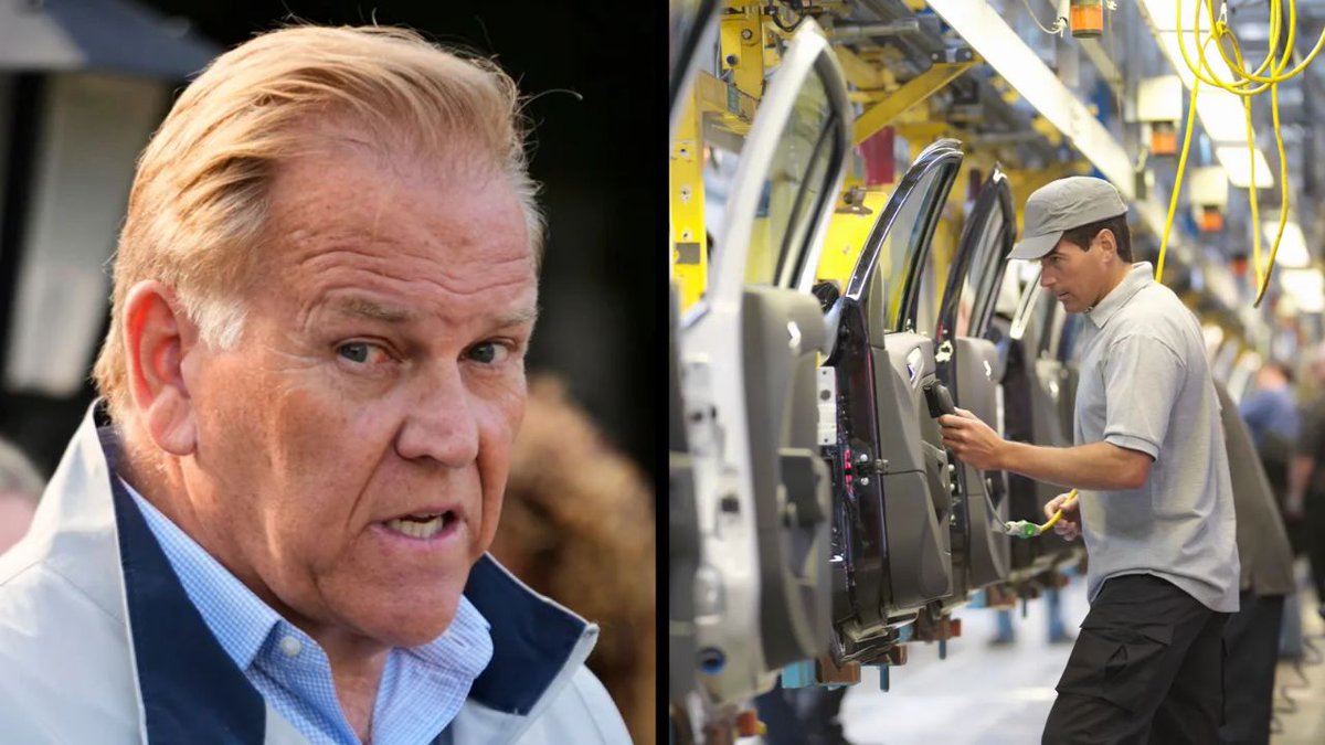 GOP__Ls's tweet photo. 🚨 Republican candidate Mike Rogers falsely claimed to be a car assembly worker in Michigan.

The UAW says there is no history of this ever happening. https://t.co/ngxE5Op19k