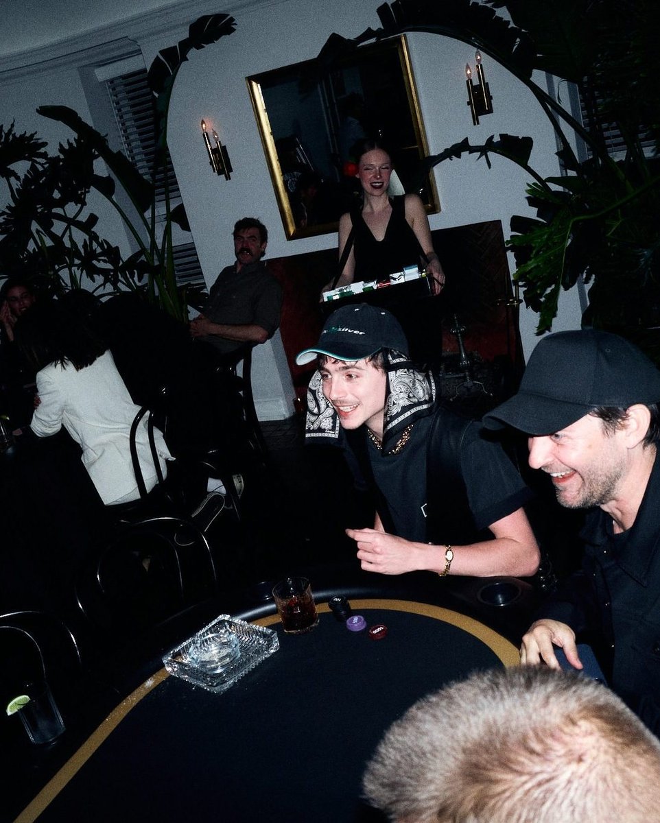 DKCasino's tweet photo. Timothée Chalamet celebrated his Oscar nomination for 'Marty Supreme' last year with one of the craziest poker nights in recent memory 🔥 ♣️

(via GQ) https://t.co/nNh7dVGb6T